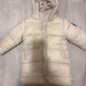Cozy Cream Puffer Jacket for Kids